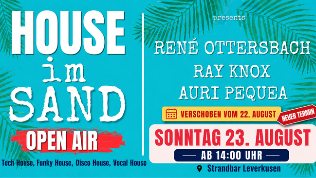 House im Sand  -  Beachparty | Only House Music
