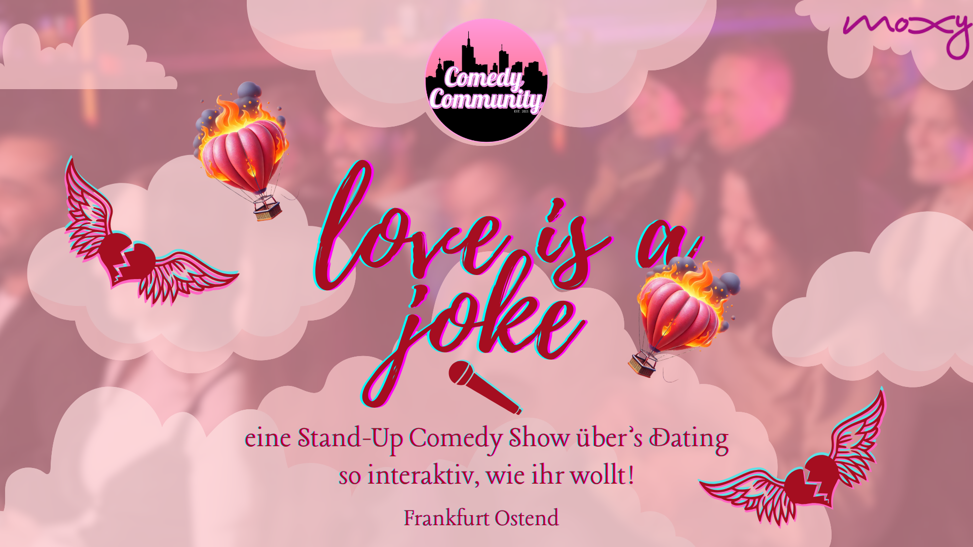 LOVE IS A JOKE! Interaktive Stand-Up Comedy auf Deutsch