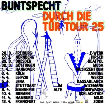 Buntspecht - Durch die Tür - Tour 2025