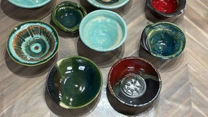 Keramik malen am Samstag