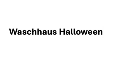Waschhaus Halloween