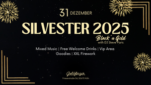 Das exklusivste Silvester-Event in Köln: Goldfinger NYE 2024