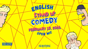 ENGLISH STAND-UP COMEDY 🎤🇬🇧 OPEN MIC