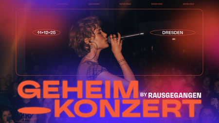 Geheimkonzert Dresden | WINTER WUNDERLAND EDITION  ✨ by Rausgegangen