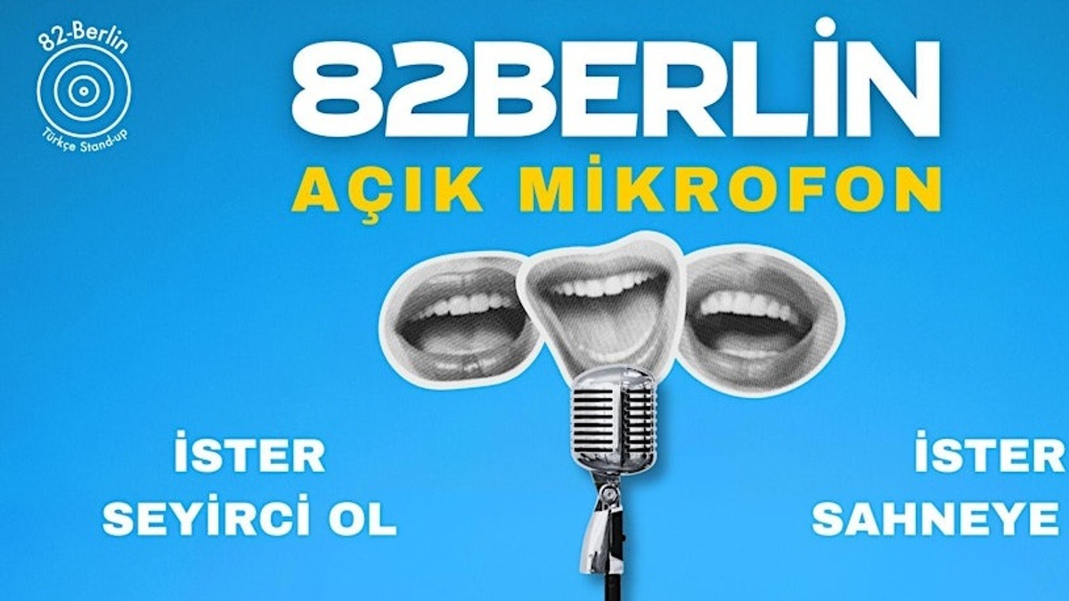 82Berlin Türkçe Açık Mikrofon Standup Komedi