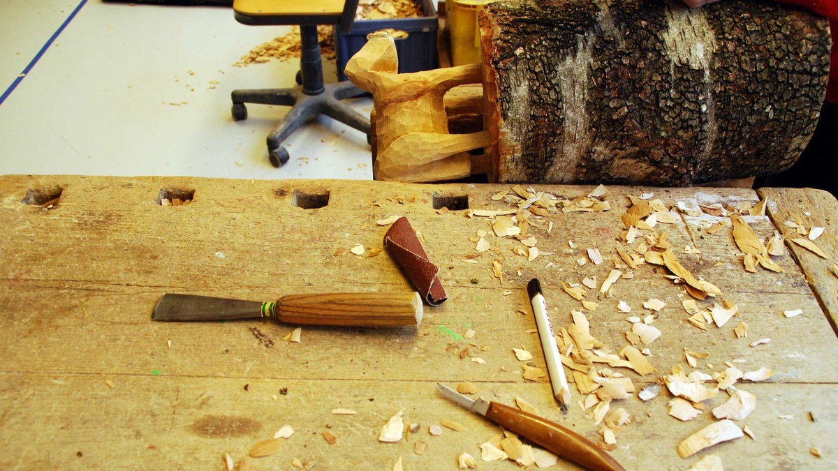 Zum Könnenlernen - Holzbildhauerei