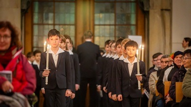 Traditionelle Adventsvesper des Dresdner Kreuzchors