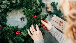 Adventskranz Binden I Glow & Green