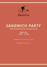 SANDWICH PARTY Afterwork by Feinripp & Gold