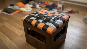 DIY Sitzauflage – Weben mit Fahrradschläuchen