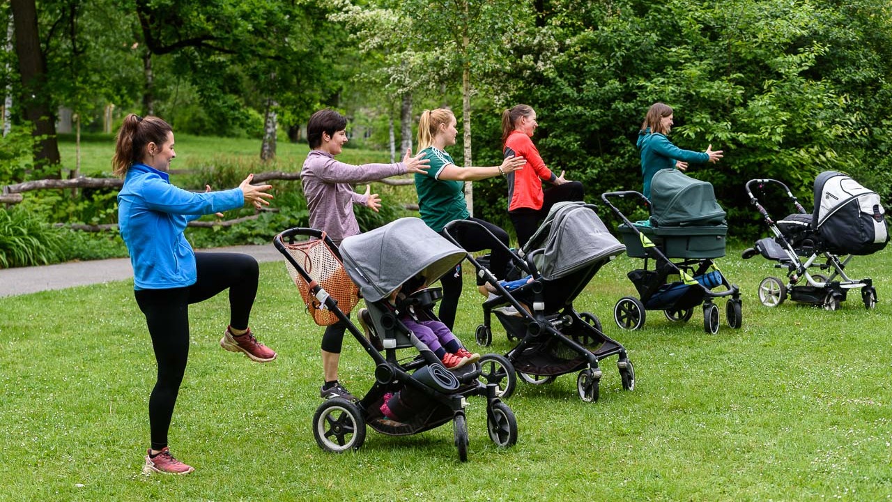 Prä- und postpartales Outdoor Fitness Training