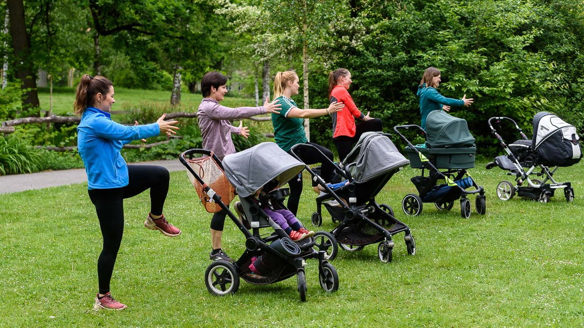 Prä- und postpartales Outdoor Fitness Training