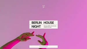 Berlin House Night with Reman (KRD), Moehecan, Habibi Grooves