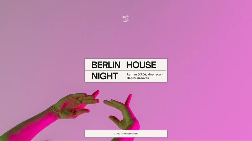 Berlin House Night with Reman (KRD), Moehecan, Habibi Grooves