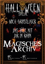 Halloween-Special "Das Böse mit Dir im Raum" - Magisches Archiv Escape-Theater