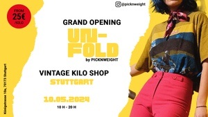 Gran Opening PICKNWEIGHT un-fold Vintage Kilo Shop