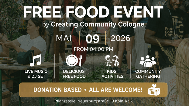FREE FOOD EVENT by Creating Community Cologne e.V.