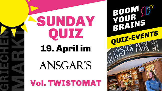 Quiz-Sunday | Vol. Twistomat |  Boom Your Brains