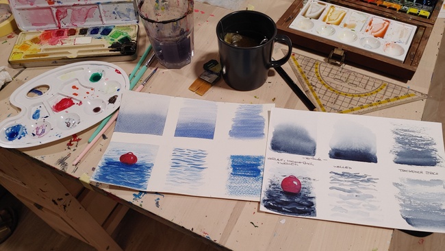 Aquarell & Schriftkunst - Erwachsene & Jugendliche ab 13