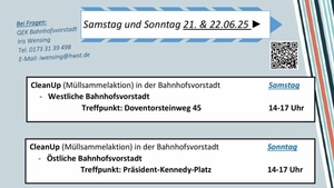 CleanUP in der Bahnhofsvorstadt Teil 1 & 2