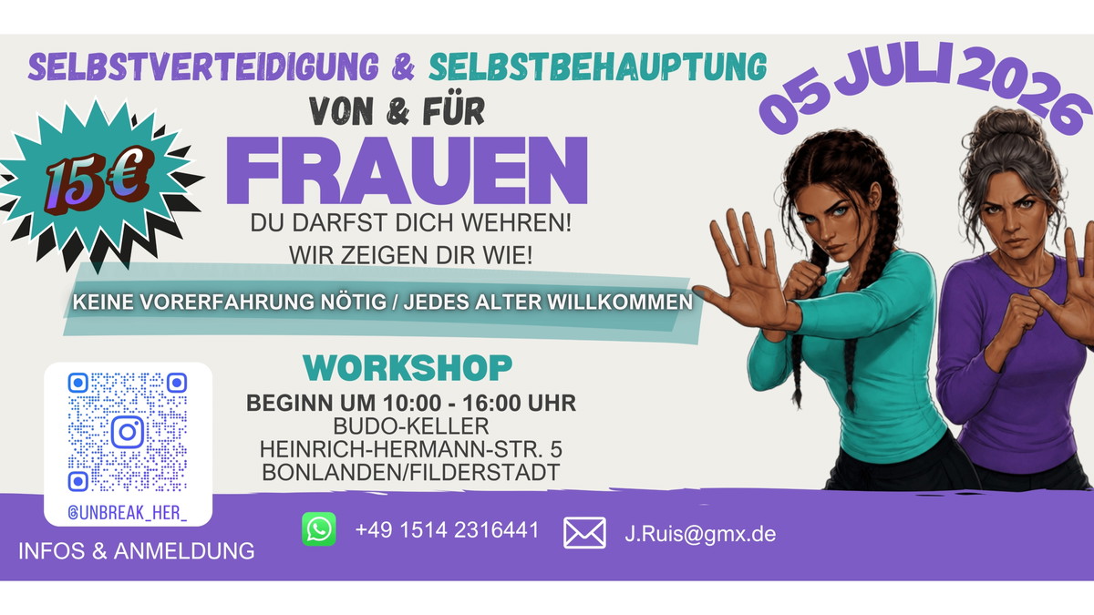 Selbstverteidigung und Selbstbehauptung für Frauen