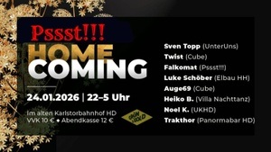 UnterUns & Pssst! Homecoming  – Twist & Topper B-Day 2026 –