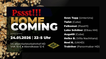 UnterUns & Pssst! Homecoming  – Twist & Topper B-Day 2026 –