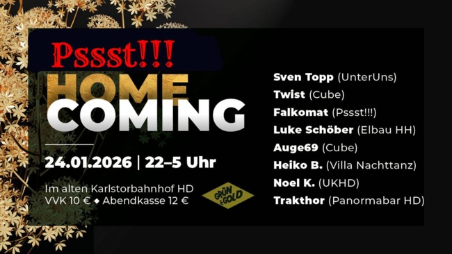 UnterUns & Pssst! Homecoming  – Twist & Topper B-Day 2026 –