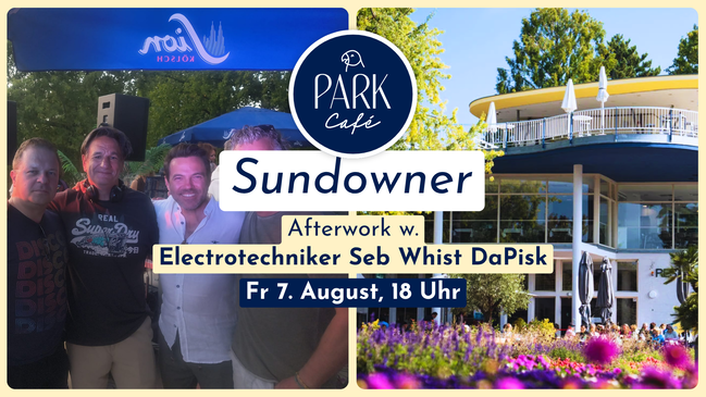 SUNDOWNER auf dem PARK Café Rooftop 🌅
