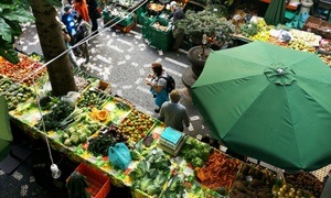 Wochenmarkt in Weitmar-Mitte auf der Matthäusstraße