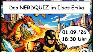 DAS NERDQUIZ IM ILSES ERIKA BIERGARTEN