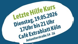 Letzte Hilfe Kurs im Café Extrablatt Köln