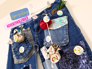 Upcycling-Workshop: Dein einzigartiger Jeans-Adventskalender!