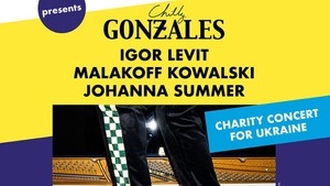 Chilly Gonzales, Igor Levit, Malakoff Kowalski UKRAINE-CHARITY Konzert