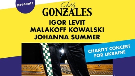 Chilly Gonzales & friends: Igor Levit, Malakoff Kowalski, Johanna Summer - Charity-Konzert in kleinem Rahmen für die Ukraine