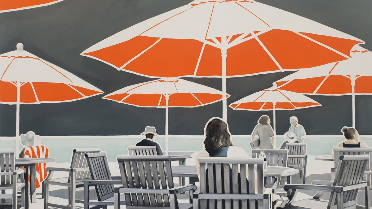 Finissage Ausstellung „Flash Fiction“, Modern Still Life Painting von Judith Bokodi / GaGalerie