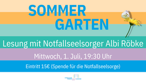 Lesung mit Notfallseelsorger Albi Röbke