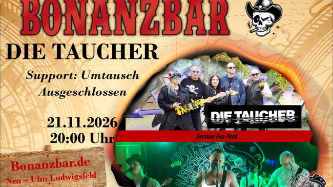 Die Taucher support Umtasuch Ausgeschlossen
