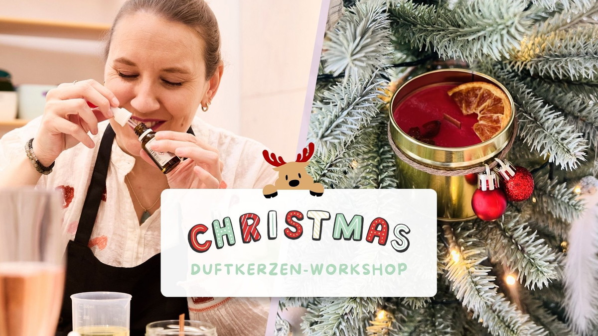 Titelbild der Veranstaltung Candle Crew Christmas | Kerzen Workshop für Weihnachten
