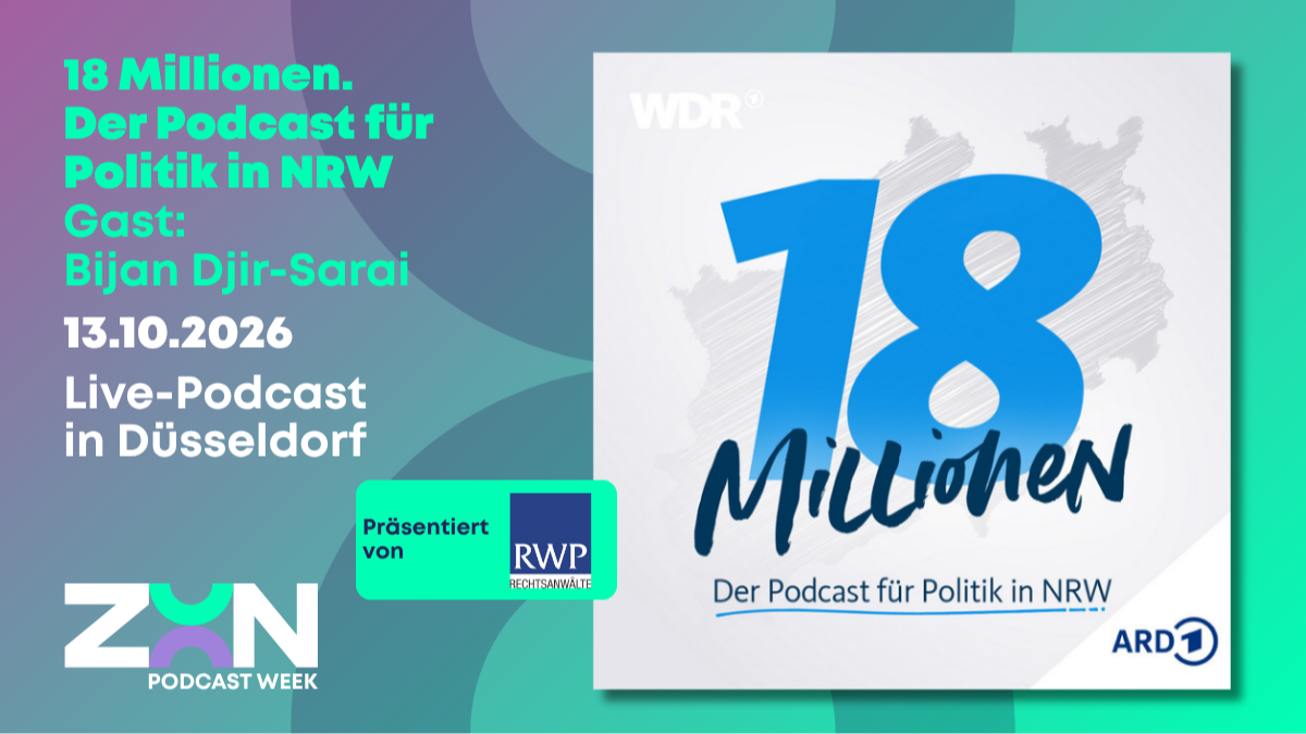 18 Millionen - Live-Podcast - ZOON PODCAST WEEK