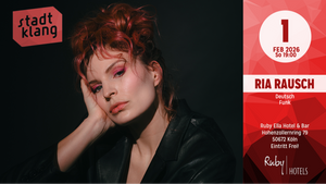 «stadtklang» mit RIA RAUSCH | live @ Ruby Ella Hotel & Bar