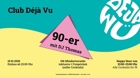 90er-Party mit DJ Thomas