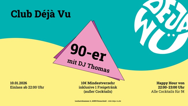 90er-Party mit DJ Thomas