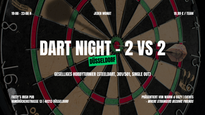 Dart Night – 2 vs 2 | Düsseldorf – by warm & cozy | events