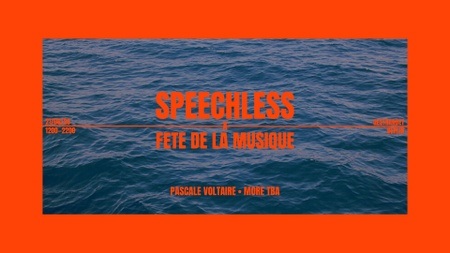 SPEECHLESS x fête de la musique - open air