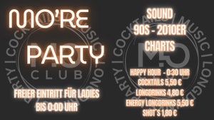 Mo´re Party - Mo Club Augsburg
