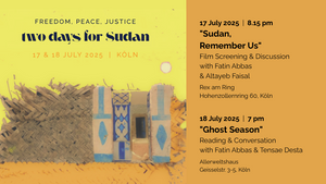 Documentary ‘Sudan, Remember Us’ and conversation with Fatin Abbas