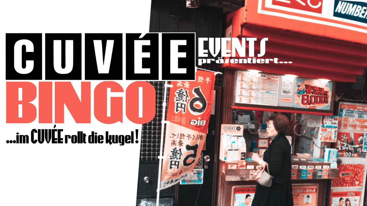 Titelbild der Veranstaltung Bingo-Abend Vol. 15 im Cuvée mit Marcus Scheltinga & Rockstroh