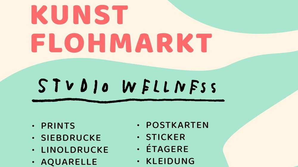 Kunstflohmarkt im Studio Wellness in Linden-Mitte (Auch bei Regen ✨)