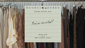 Vintage Archive Sale @SOFT